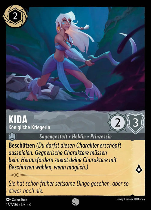 Lorcana Die Tintenlande 3-177 C Kida Stahl