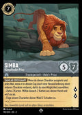 Lorcana Die Tintenlande 3-192 SR Simba Stahl