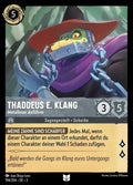 Lorcana Die Tintenlande 3-194 UC Thaddeus E. Klang Stahl
