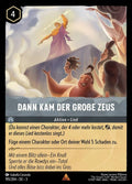 Lorcana Die Tintenlande 3-195 R Dann kam der große Zeus Stahl
