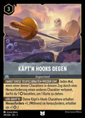 Lorcana Die Tintenlande 3-199 UC Käpt`n Hooks Degen Stahl