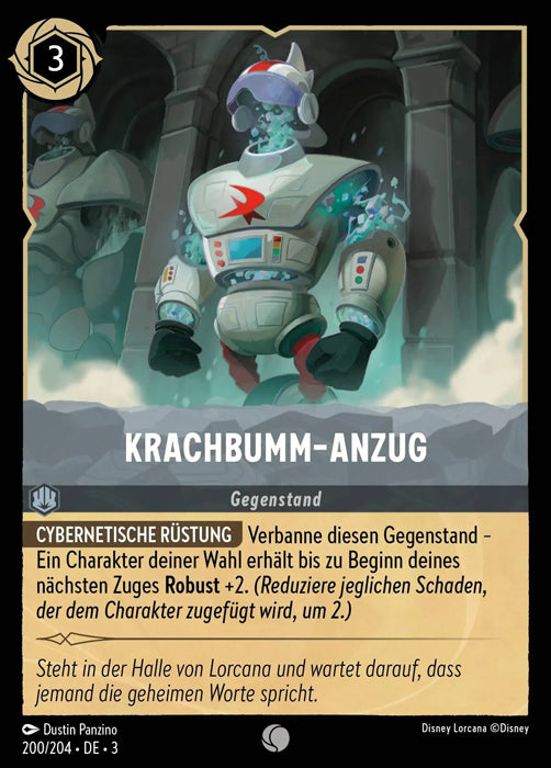 Lorcana Die Tintenlande 3-200 C Krachbumm-Anzug Stahl