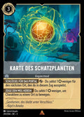 Lorcana Die Tintenlande 3-201 R Karte des Schatzplaneten Stahl