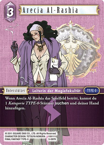 Final Fantasy Opus 3-097 R Arecia Al-Rashia Blitz