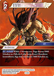Final Fantasy Opus 4-003 C Ifrit Feuer