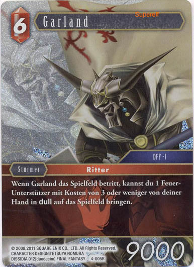 Final Fantasy Opus 4-005 R Garland Feuer