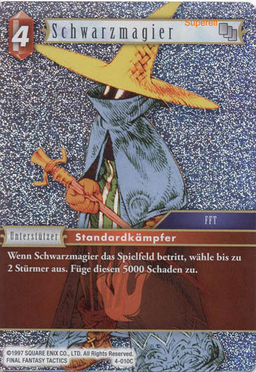 Final Fantasy Opus 4-010 C Schwarzmagier Feuer