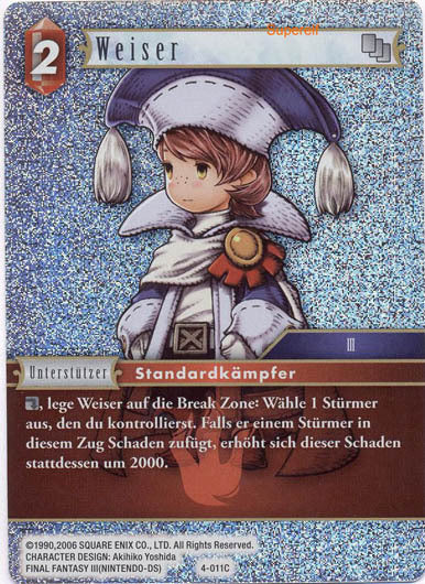 Final Fantasy Opus 4-011 C Weiser Feuer