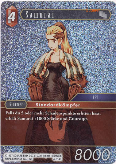 Final Fantasy Opus 4-014 C Samurai Feuer