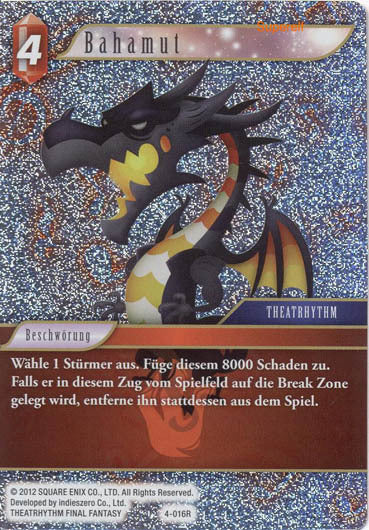 Final Fantasy Opus 4-016 R Bahamut Feuer