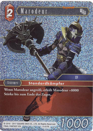 Final Fantasy Opus 4-017 R Marodeur Feuer