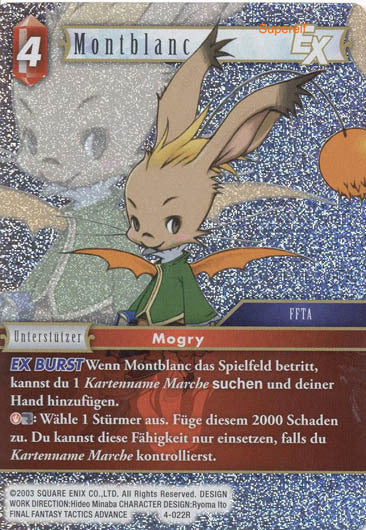 Final Fantasy Opus 4-022 R Montblanc Feuer