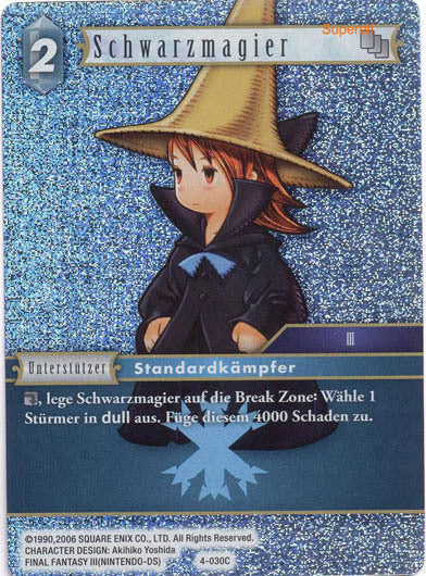 Final Fantasy Opus 4-030 C Schwarzmagier Eis