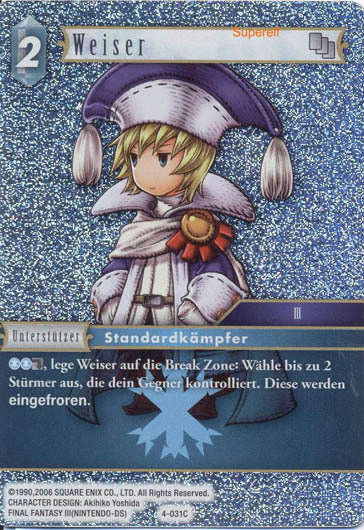 Final Fantasy Opus 4-031 C Weiser Eis