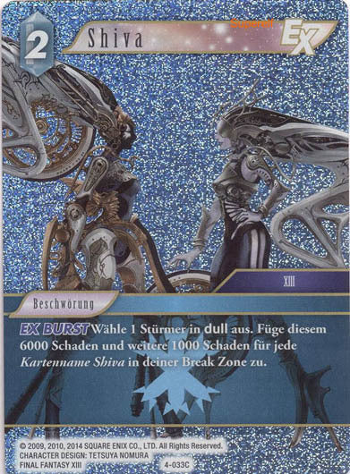 Final Fantasy Opus 4-033 C Shiva Eis
