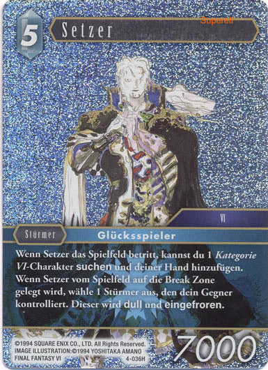 Final Fantasy Opus 4-036 H Setzer Eis