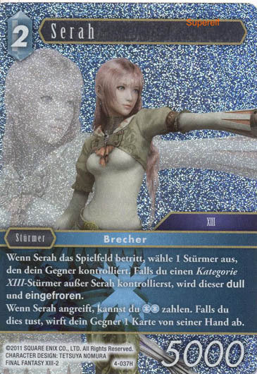 Final Fantasy Opus 4-037 H Serah Eis