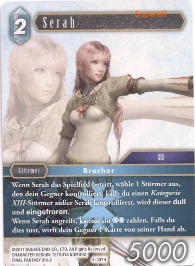 Final Fantasy Opus 4-037 H Serah Eis