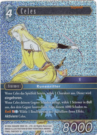 Final Fantasy Opus 4-038 L Celes Eis