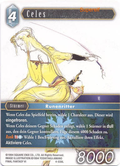 Final Fantasy Opus 4-038 L Celes Eis