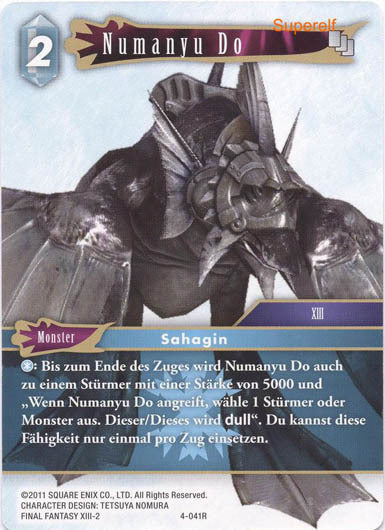 Final Fantasy Opus 4-041 R Numanyu Do Eis