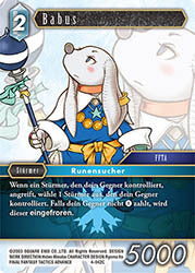 Final Fantasy Opus 4-042 C Babus Eis