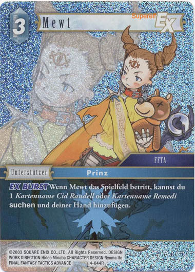 Final Fantasy Opus 4-044 R Mewt Eis