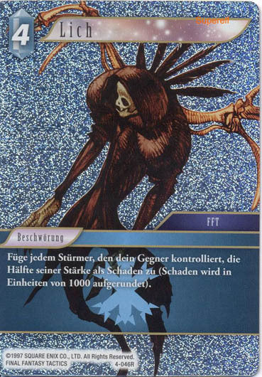 Final Fantasy Opus 4-046 R Lich Eis