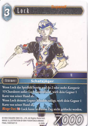 Final Fantasy Opus 4-048 L Lock Eis