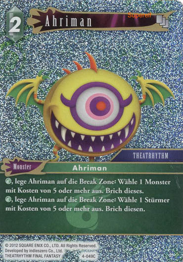 Final Fantasy Opus 4-049 C Ahriman Wind