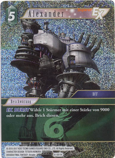 Final Fantasy Opus 4-051 H Alexander Wind