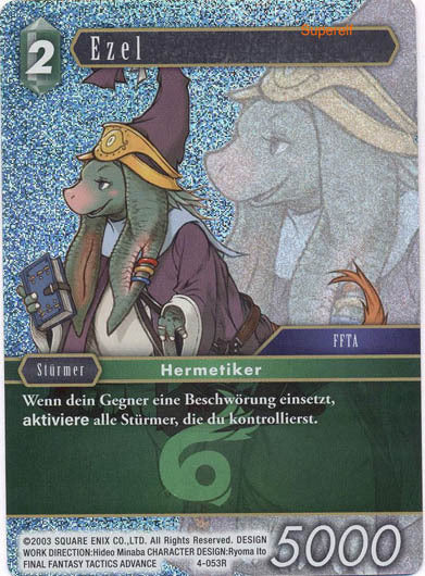 Final Fantasy Opus 4-053 R Ezel Wind