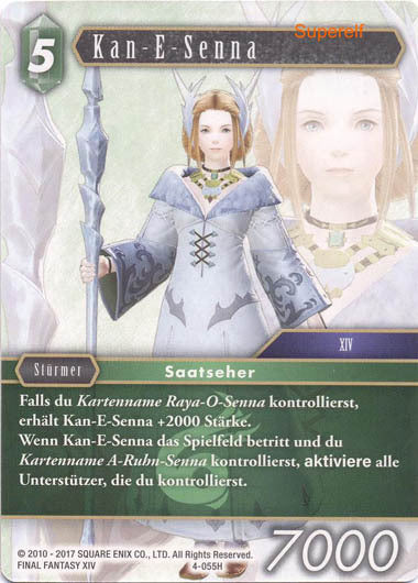 Final Fantasy Opus 4-055 H Kann-E-Senna Wind