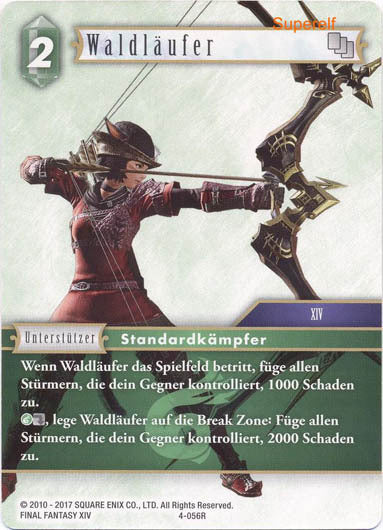 Final Fantasy Opus 4-056 R Waldläufer Wind