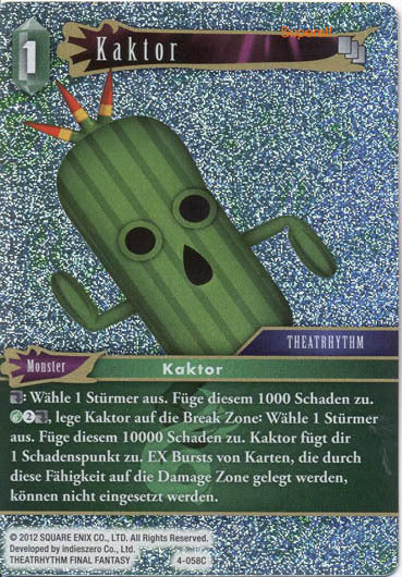 Final Fantasy Opus 4-058 C Kaktor Wind