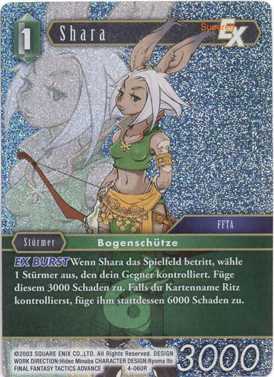 Final Fantasy Opus 4-060 R Shara Wind