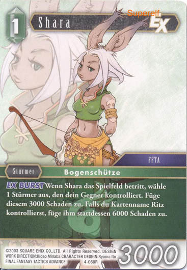 Final Fantasy Opus 4-060 R Shara Wind