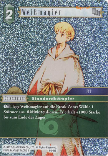 Final Fantasy Opus 4-061 C Weißmagier Wind