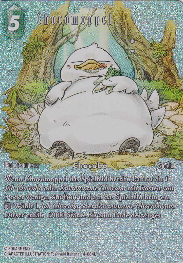 Final Fantasy 4-064L Chocomoppel Full Art Premium - Legacy Karte aus OPUS 22