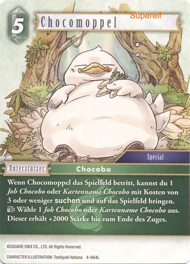 Final Fantasy Opus 4-064 L Chocomoppel Wind