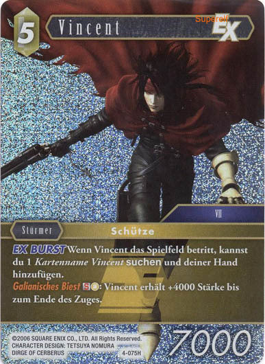 Final Fantasy Opus 4-075 H Vincent Erde