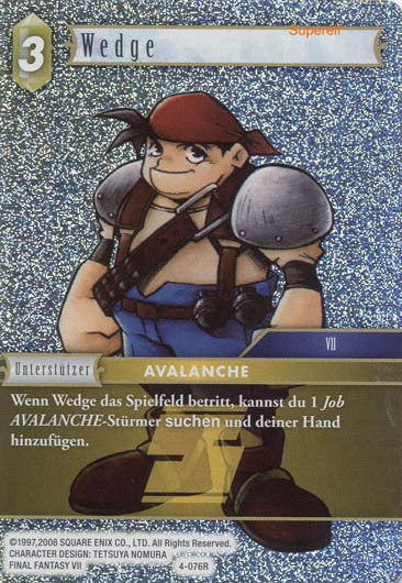Final Fantasy Opus 4-076 R Wedge Erde
