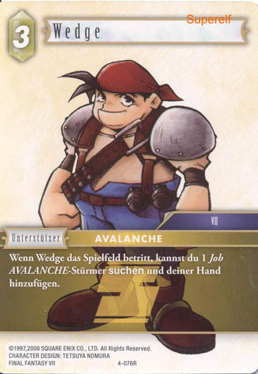 Final Fantasy Opus 4-076 R Wedge Erde