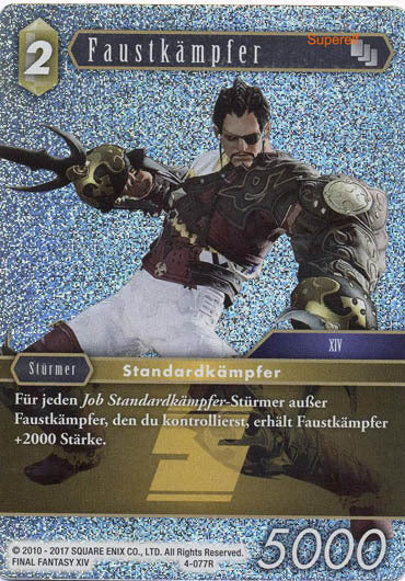 Final Fantasy Opus 4-077 R Faustkämpfer Erde