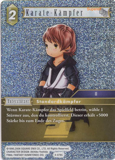 Final Fantasy Opus 4-078 C Karate-Kämpfer Erde