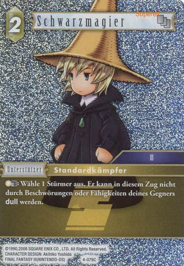 Final Fantasy Opus 4-079 C Schwarzmagier Erde