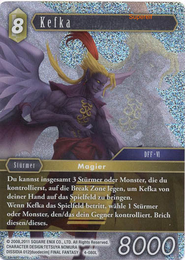 Final Fantasy Opus 4-080 L Kefka Erde