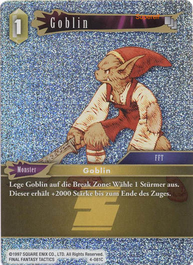 Final Fantasy Opus 4-081 C Goblin Erde