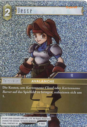 Final Fantasy Opus 4-082 C Jesse Erde
