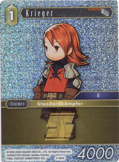 Final Fantasy Opus 4-084 C Krieger Erde